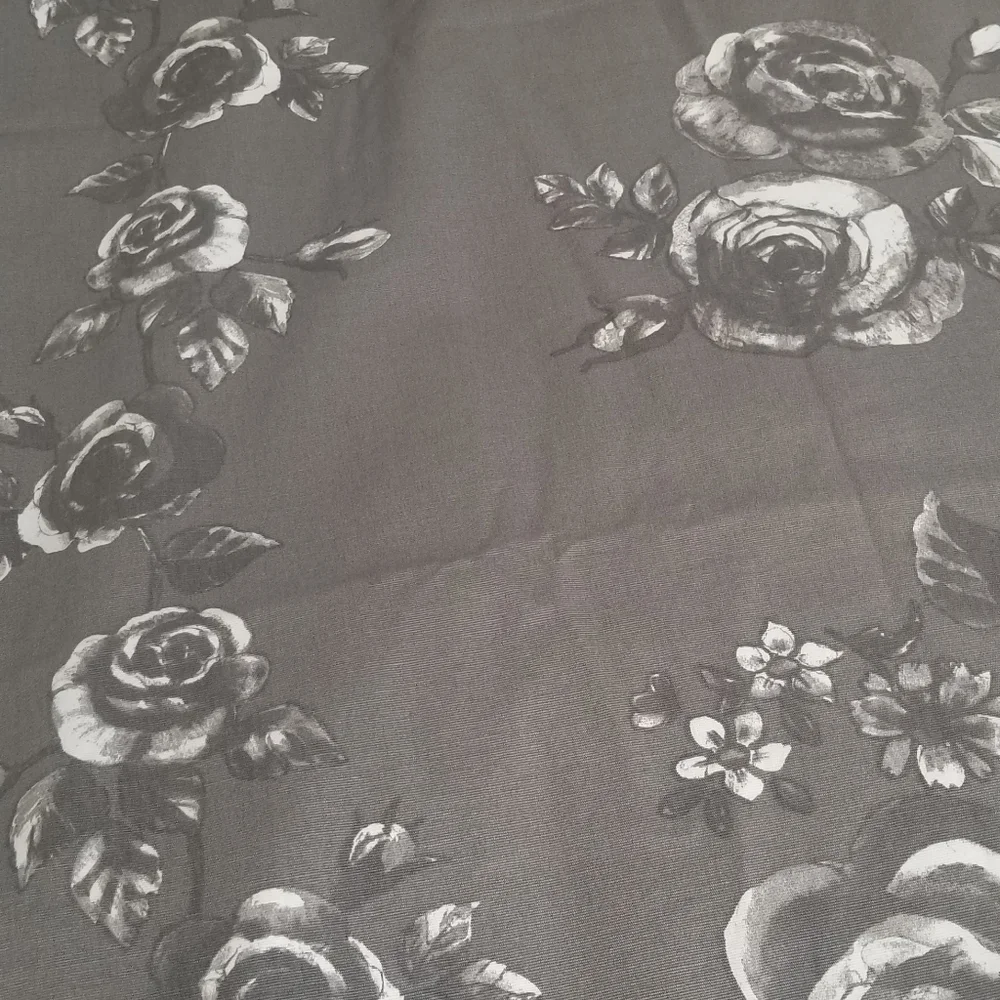 Ikea Home Decor fabric Inga Leo gray 2.4 yards
